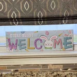 Every bunny Easter welcome sign